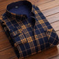 2025Men's Casual Warm Shirts Autumn Winter Long Sleeve Plaid Shirt Thick Warm Tops Men High Quality Soft Large Size Shirt Camisa