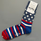 Cotton Happy Socks Men's Classic Crew Sock Shoe Size 10 - 13 Soft