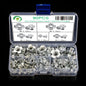 90pcs M3/M4/M5/M6/M8 Woodworking Tools Captive Nuts Four Prong Furniture T Nut Inserts Wood Zinc Plated Carpentry Tool