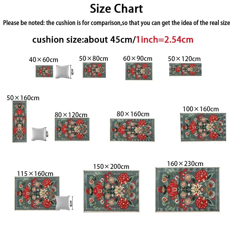 VIKAMA Colorful Fish Carpet Creative Doormat  Rug For Bedroom Living Room Carpet Non-Slip Thick Absorbent Bathroom Carpet Home