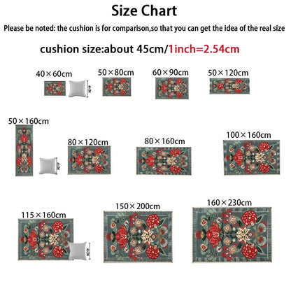 VIKAMA Colorful Fish Carpet Creative Doormat  Rug For Bedroom Living Room Carpet Non-Slip Thick Absorbent Bathroom Carpet Home