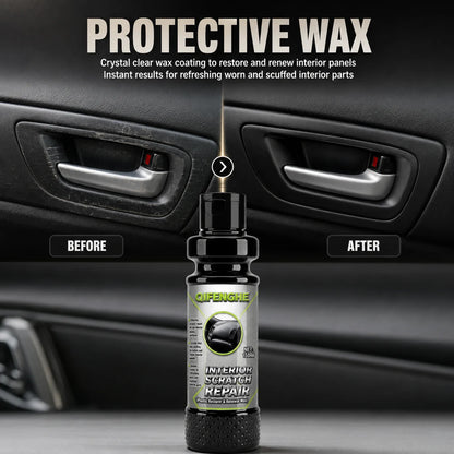 150g 2-in-1 Plastic & Rubber Restorer Paste, Multi-Purpose Car Interior Exterior Care Cream, Scratch Remover Anti-Aging Fade Pre