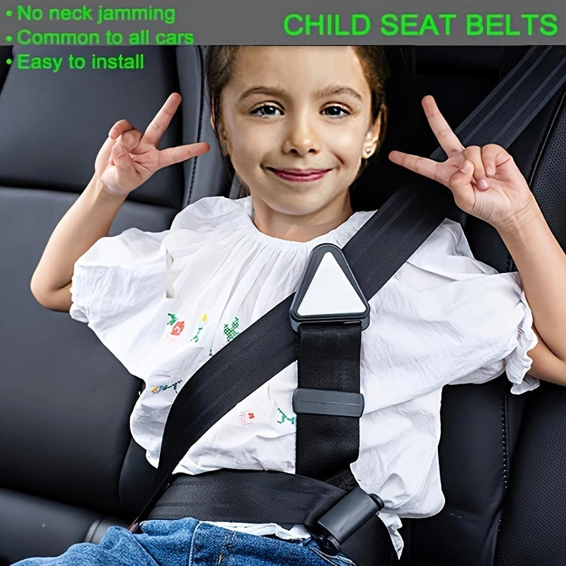 Child Safety Belts for Cars, Adjustable Fasteners, Anti-Neck-Strangling Seats, Simple and Convenient Limiters