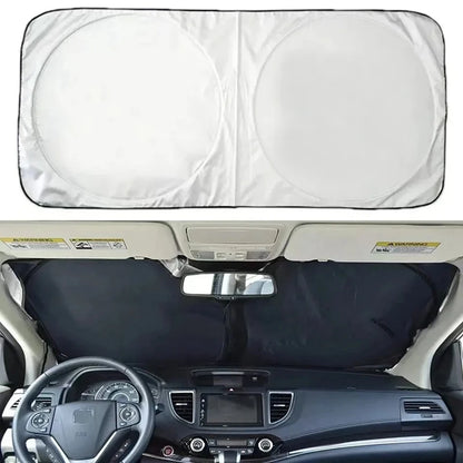 Car Windshield Sun Shade Car Sunshade Cover Visor Protector Interior Anti UV Sun Windscreen Folding Parasol Auto Accessories