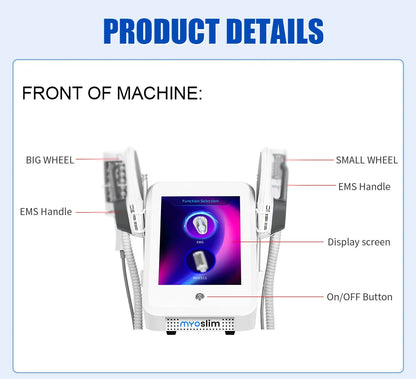 EMS Vacuum Inner Ball Roller 360 Degree Rolling Cellulite Massage Weights Loss Machine Body Muscle Body Slimming Fat Removal