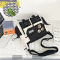 Japanese Simple Messenger Bag Student Nylon Waterproof Canvas Handbag Shoulder Crossbody Bags for Women Men Satchels Bolsas