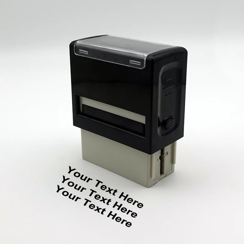 Custom Self-Inking Stamp Customized Self-Inking Business Address Wax Seal Name Handicrafts Personalize Rubber Stamps
