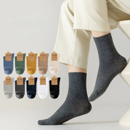 5/10 pairs Cotton Men Socks Pack Breathable Sock Set High Quality Short Socks Black Ankle Short Gift For Man Size 39-44 Sox sock