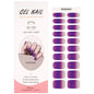 16/18/20Tips Semi-Cured Gel Nail Strips Adhesive Full Cover Stickers for Nails UV Lamp Need Press On Nails Fashion Manicure
