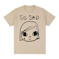 Yoshitomo Nara Sad Vintage T-shirt Japan Party Cotton Men T shirt New Tee Tshirt Womens Tops