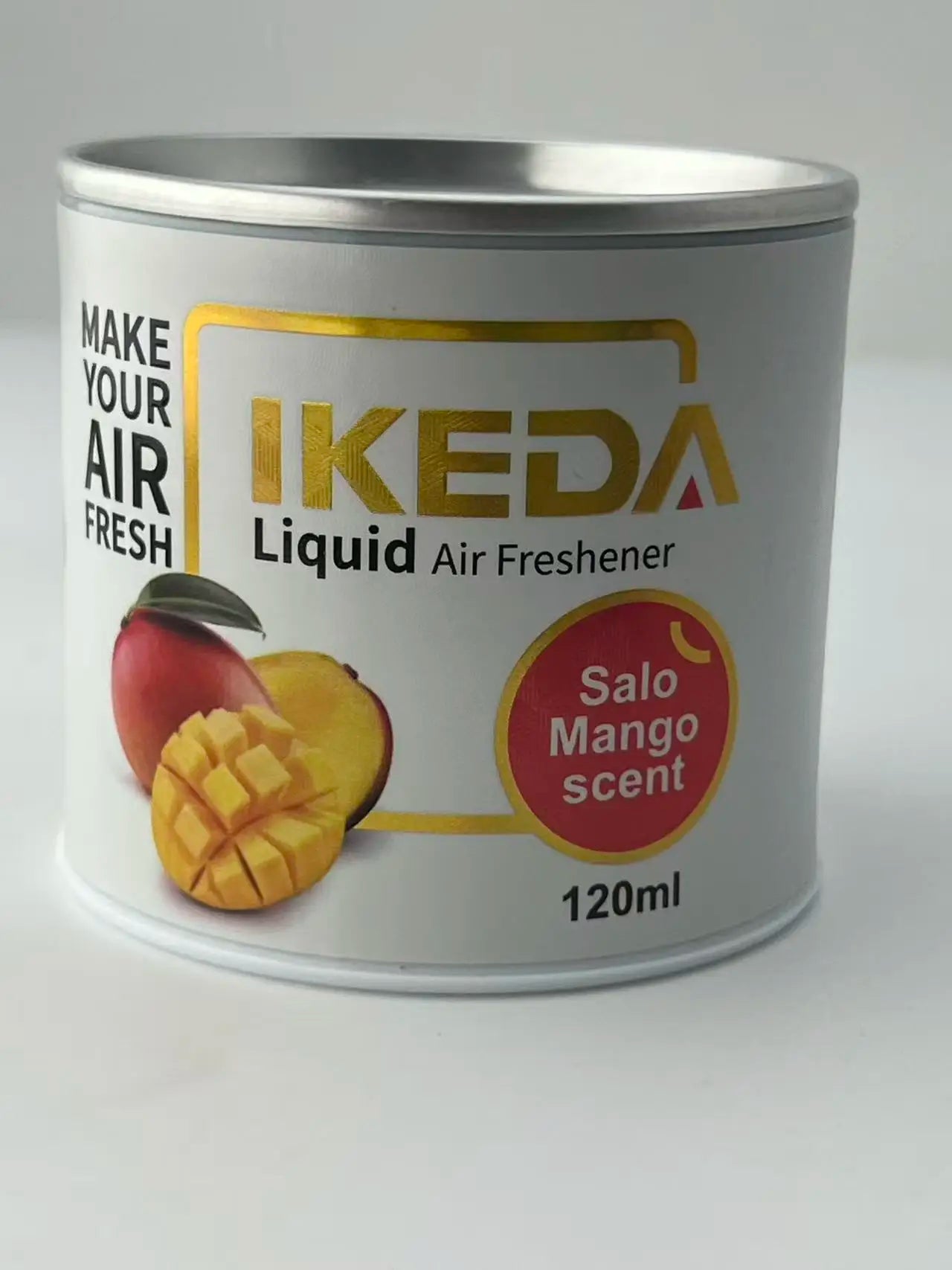 IKEDA 120ml Grape Scent Liquid Air Freshener, Long Lasting Sweet Fruity Fragrance, Odor Eliminator for Car Home Office