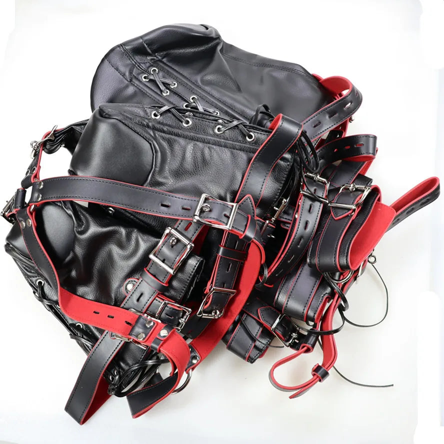 BDSM Puppy Play K9 Bondage Kit Dog Hood Binding band Mouth Ball Role-Playing