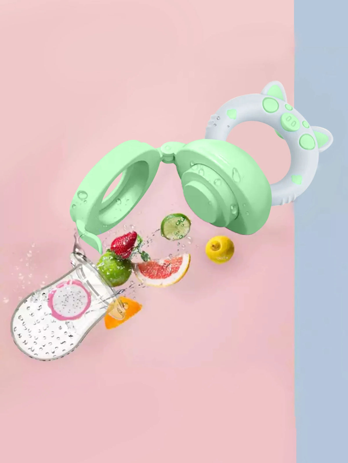 Baby Fruit Feeder Newborn Pacifier Fruit Food Feeding Cute Shape Baby Reborn Silicone Pacifiers For Babies Baby Toys