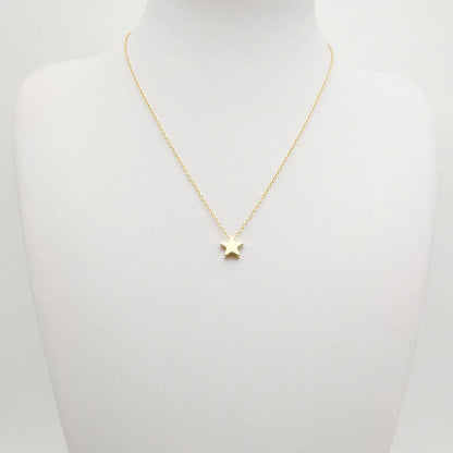 FSUNION 2025 New Fashion Choker Gold Color Silver  Chain Star Heart Moon Pendants Necklace For Women Jewelry Gifts