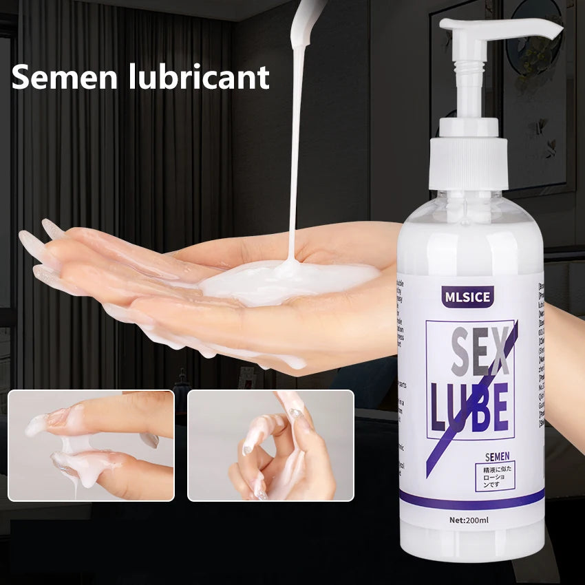 Silicone-Based Lube with Press Pump, Stringy Anal Lubricant Suitable for  Man Woman Gay Lesbian Couples Pleasure
