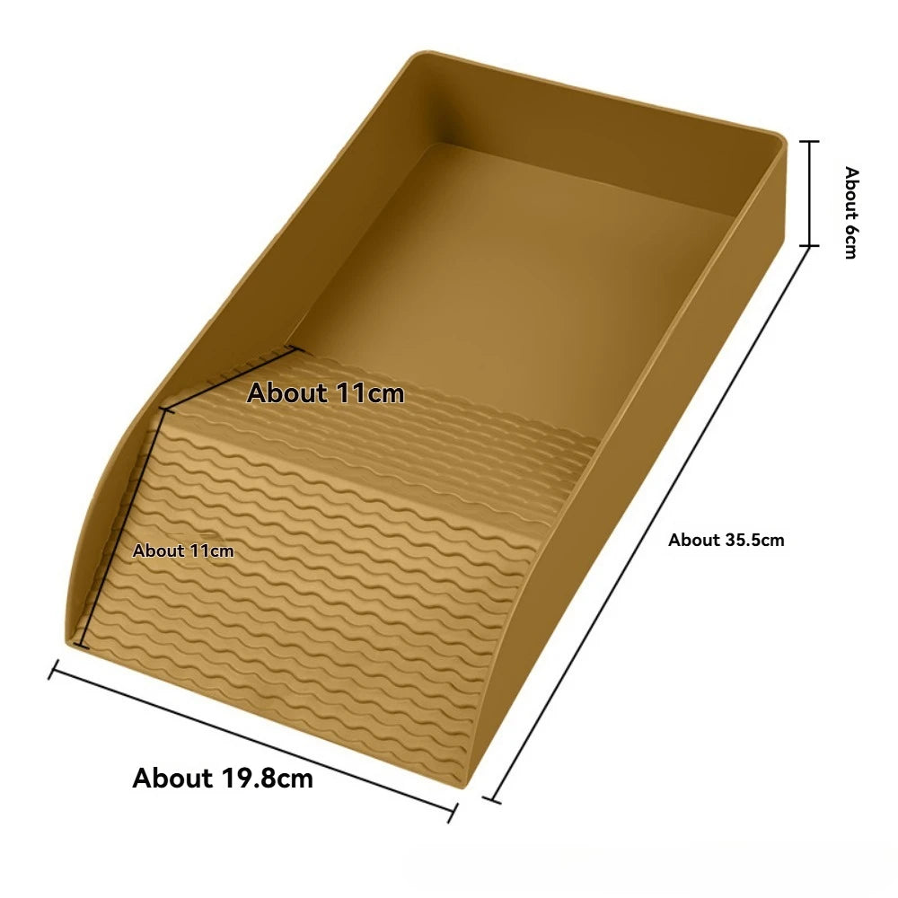 Turtle Bathing Pool Feeding Dish Durable Reptile Water Bowl for Box Turtles Frogs and Pets Easy to Clean Habitat Accessory
