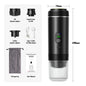 DENOKIN 3-in-1 Capsule Coffee Maker With Digital Display Portable Espresso Coffee Machine for Car & Home Camping Coffee Maker
