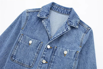 Streetwear Jeans Jumpsuits Fall Clothes 2024 Women Full Sleeve Long Pants Denim Rompers Playsuits One Pieces Set Overalls Outfit