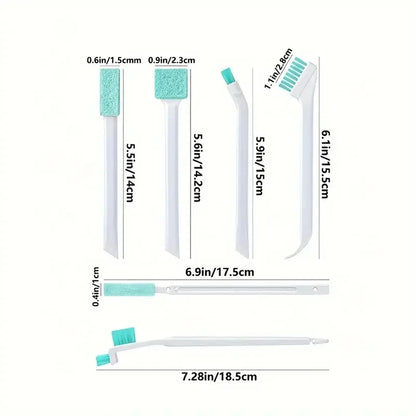 5/9 PCS Set Household Cleaning  Brush Set For Bottle Window Crevice Clean