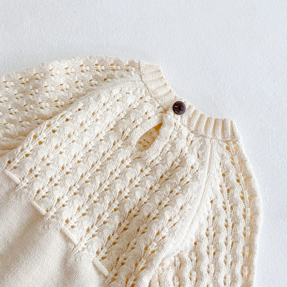 2025 Spring Baby Clothes Girls Romper Autumn Long Sleeve Baby Girl Knit Hollow Out Rompers Baby Jumpsuit Baby Clothes