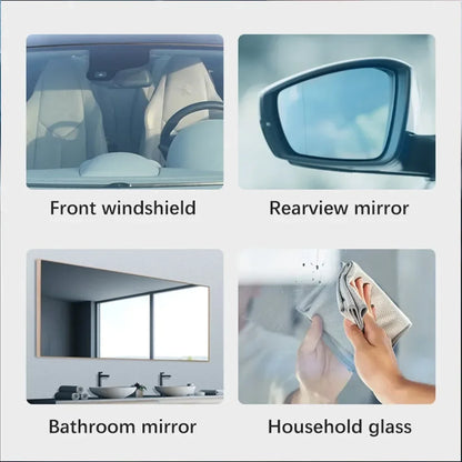 Glass Film Remover Car Glass Polishing Compound Windshield Cleaner Film Coating Oil Paste Film Emoval Cream Stains Auto Detail