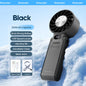 Portable High Speed Cooling Handheld Fan 3600mAh Rechargeable 100 Wind Speeds Adjustable Mini Foldable Air Cooling Turbo Fan