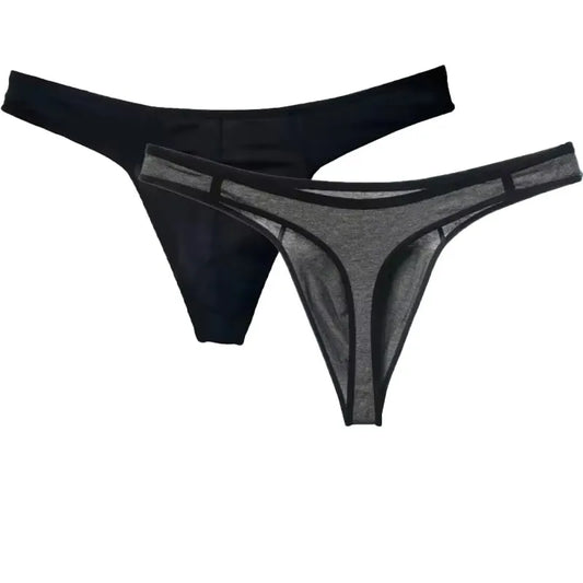 Sports Solid Men Thong Male Cotton Breathable G-String Seamless No Trace Sports Panties Sexy T-back Exotic Lingerie Plus Size