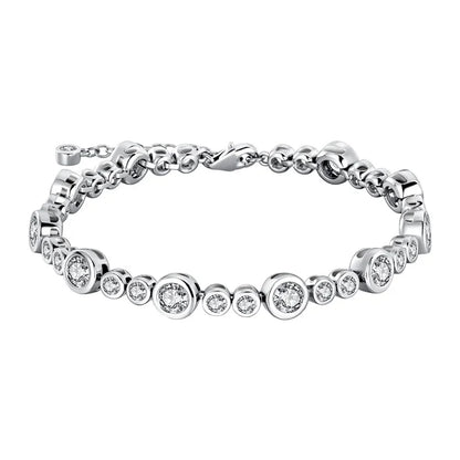 Original 925 Sterling Silver Starry Sky Bubble Bracelet For Women Fine Anniversary Valentine's Day Jewelry Gifts