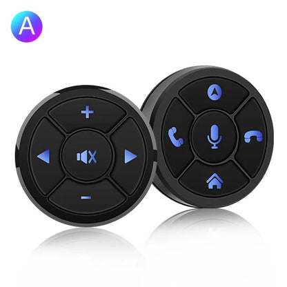 Junsun Universal Car Wireless Steering Wheel Control Button for for Android Autoradio 10 Key Functions Controller With LED Light