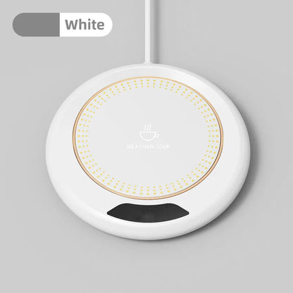 USB Thermostatic Heating Coaster for Home 3-Speed Adjustable Constant Temperature 55-65-75 Degrees Cappuccino Warmer