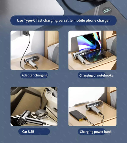 SZUK 148000PA Car Vacuum Cleaner Strong Suction Cordless Handheld Cleaning Machine Wireless Mini Portable Vacuum Cleaner for Car