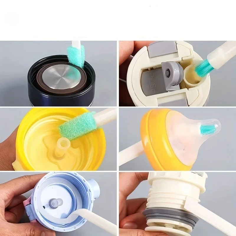 5/9 PCS Set Household Cleaning  Brush Set For Bottle Window Crevice Clean