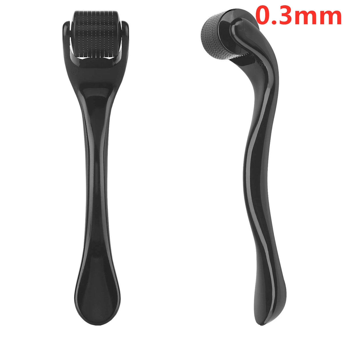 New Black 540 Needles for Facial Body Hair Growth Derma Roller for Skin Beard 0.2mm 0.25mm 0.3mm Needle Micro Face Roll Tool
