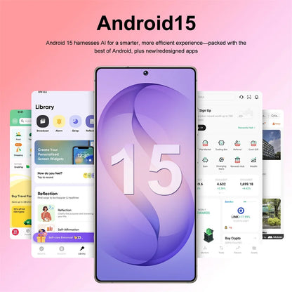 New Mobile Phones for S26 Ultra Smartphone Android 5G 7.3HD Cell Phone 22G+2TB 7800mAh Unlocked Dua Sim Wifi Global Version