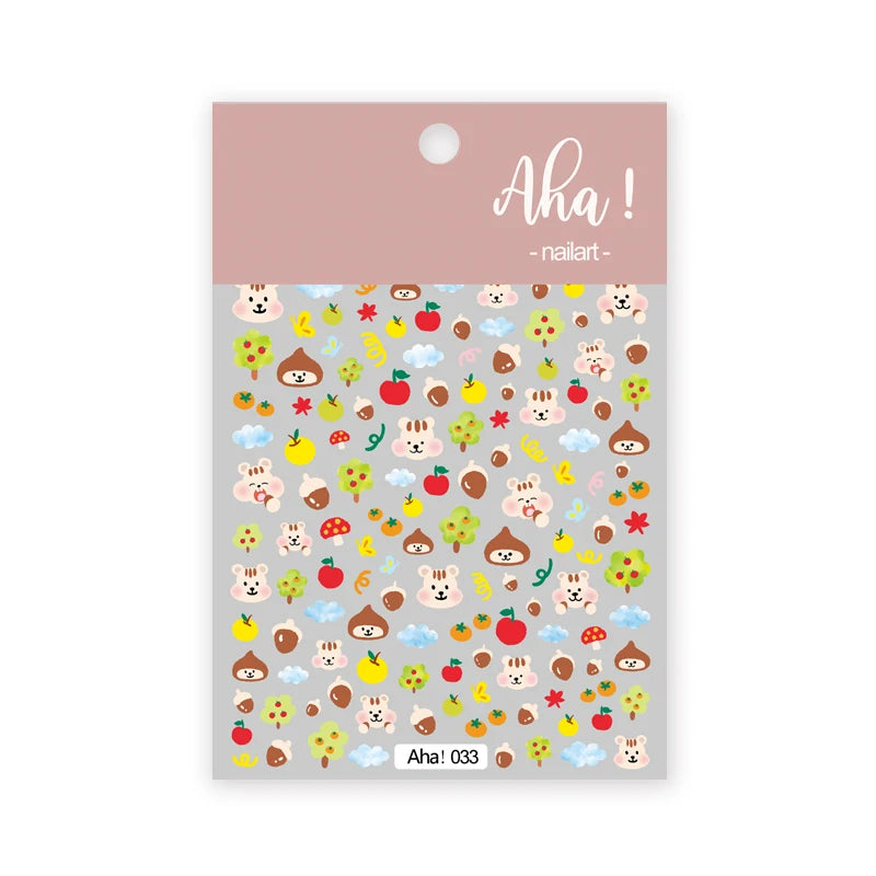 White Bloom Translucent Hollow Butterfly Heart Nail Sticker Press on Nails Decals Hollow Heart Star Moon Shape Sticker Sliders