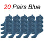 5/10/20 Pairs Men Solid Color Shallow Mouth Socks Spring Summer Mesh Breathable Odor Proof Sweat Absorbing Casual Boat Socks