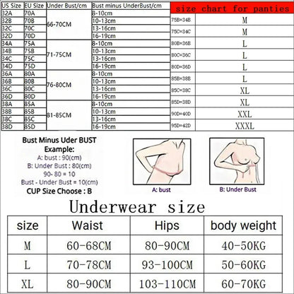 Victoria's Secret Women's Fashion Lingerie Set Sexy Breathable Soft Versatile Shapewear Sexy Lingerie Bra and Panty Set Push Up