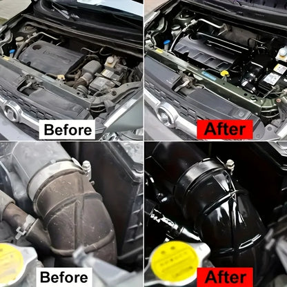 150g Black Crystal Plastic & Rubber Repair Paste - Instant Interior Scratch Renovation, Anti-Aging & Fade Resistant