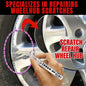 Silver Alloy Wheel Touch Up Paint Pen For Car Rim Scratch Curb Rash Repair Quick Fix Auto Detailing Tool