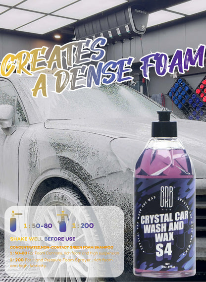 Ceramic Car Shampoo - Car Wash For Ceramic Coatings - Adds Hydrophobic Protection | Enhances Ceramic Coatings | Incredible Shine