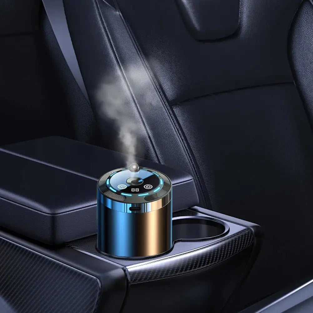 Smart Car Air Freshener Adjustable Car Smell Air Freshener Automatic Car Scent Starry Sky Ceiling Ambient Light Car Accessories