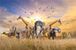 46*28cm Jigsaw Puzzles 500 Pieces Paper Picture Landscape Oil Painting Art Puzzles Decompression Toys for Adults Family Games