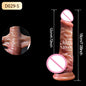 Realistic Sliding Dildo Skin Venis G-spot Stimulate Orgasm Masturbators Soft Penis Big Dick Suction Cup Anal Sex Toys For Women