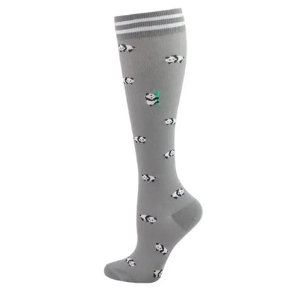 New Men Women Compression Socks for Leggings Running Marathon Pressure Soccer Adult Socks Network Red Pressure Nurse Men Socks
