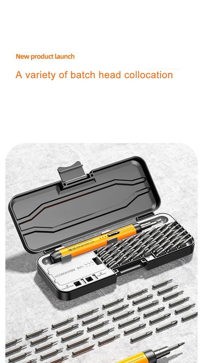 Electric Screwdriver Set Precision Power Tool Kit Rechargeable Wireless Mini Small Bits for Mobile Cell computer Repair CRV