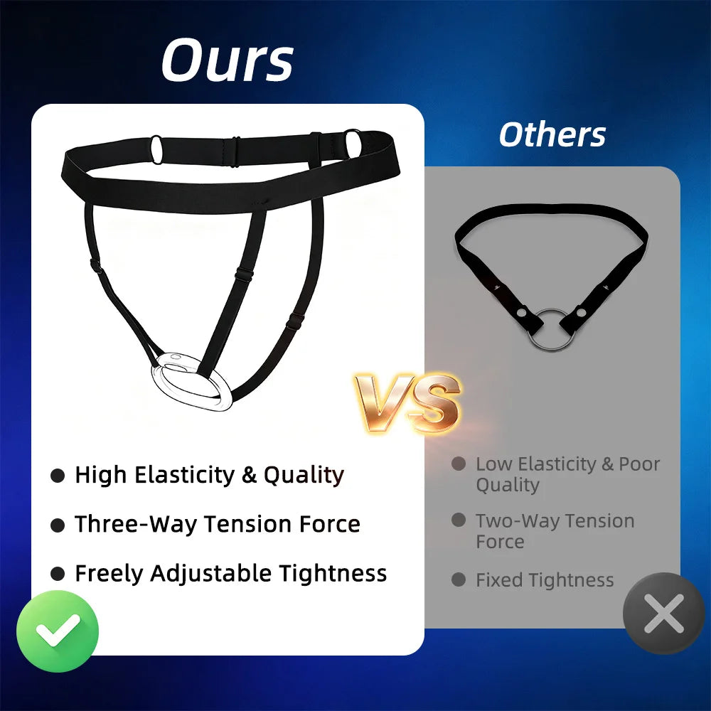 Sissy Chastity Belt Harness For Male Chastity Cage Auxiliary Lock Belts Penis Bondage Band Underwear BDSM Sex Toys For Men