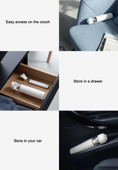 MIJIA Handheld Wireless Vacuum Cleaner,13KPa Suction,For Home Car Cordless Portable Vacuum Cleaner,Max Battery Life 30min