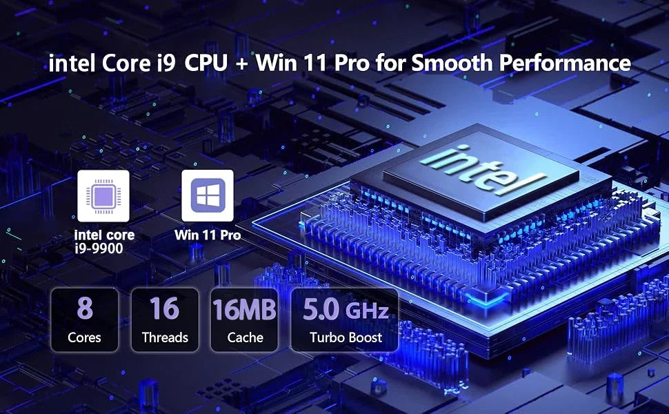 Portable 15.6' Notebook PC W/ Intel Core I9-9900, 16GB RAM & 1TB SSD. Runs Windows 11 Pro. Fast, Reliable & Lightweight—Ideal