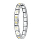 Hapiship 2024 New Men/Women's Jewelry 7/9/13mm Width Itanlian Elastic Charm Bracelet Fashion Stainless Steel Bangle ST-Top