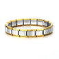 GEMOSA 9mm Width Italian Charm Bracelet Fashion Stainless Steel Bangle Elastic Link Chain High Quality Factory DIY